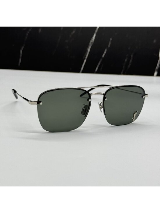 Saint Laurent SL309M 006 Unisex Pilot Frame Sunglasses main image 4